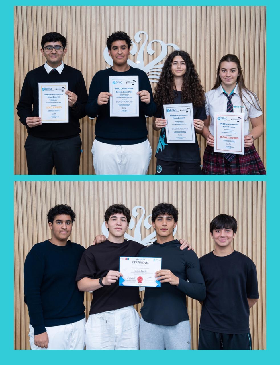 Physics and mathematics award presentations